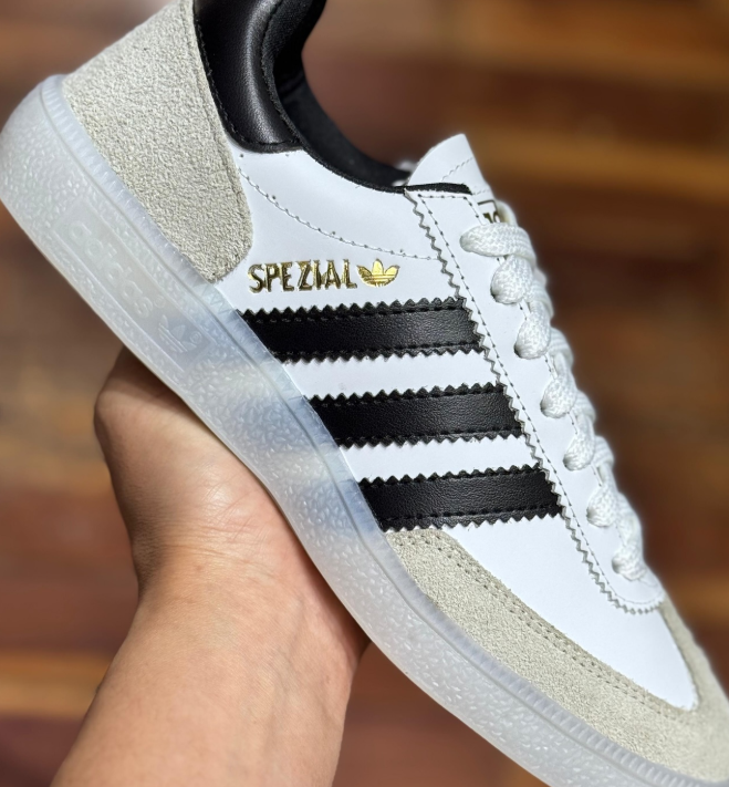 Tênis AD Spezial Off White Black Gum JH6398 - Spezial Off White