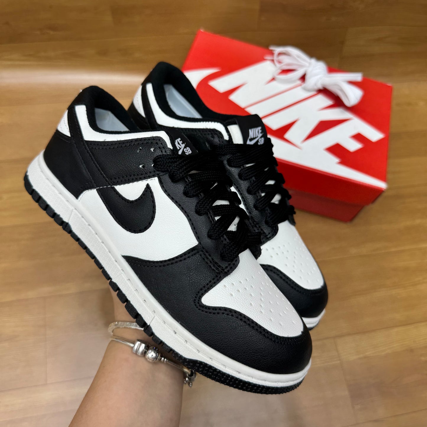 Tênis Nk Dunk Branco / Preto