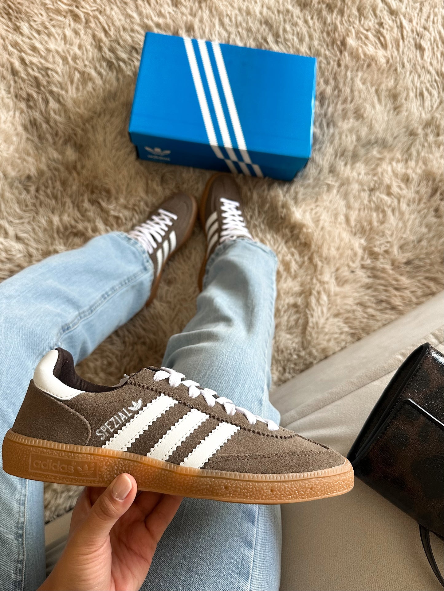 Tênis AD Spezial Handball Earth Strata KJ2693 - Spezial Marrom