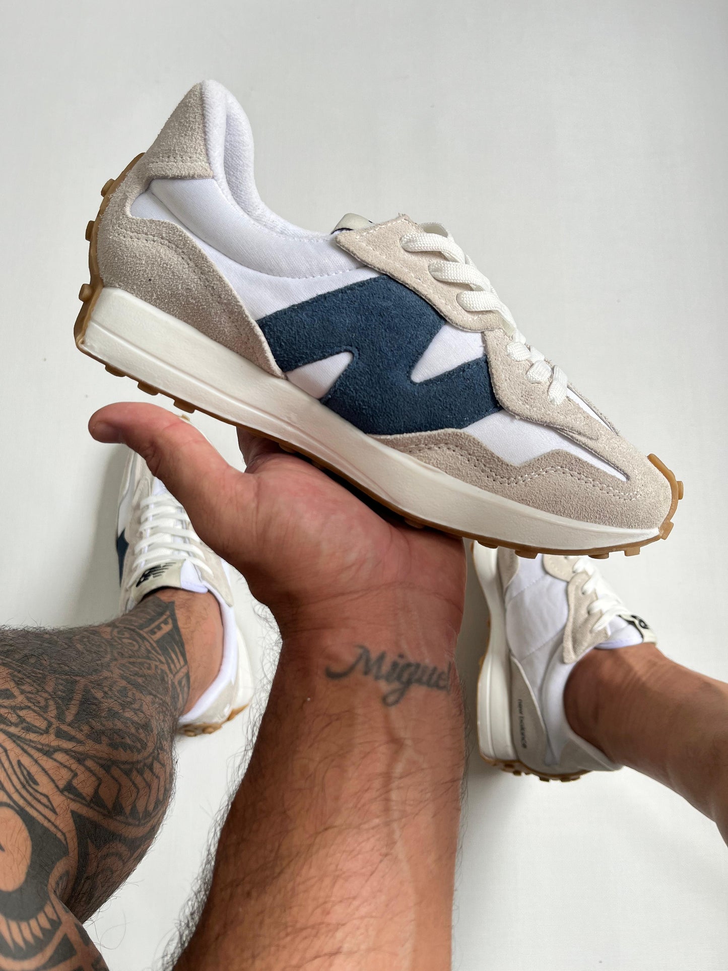 NB 327 Cinza com Azul