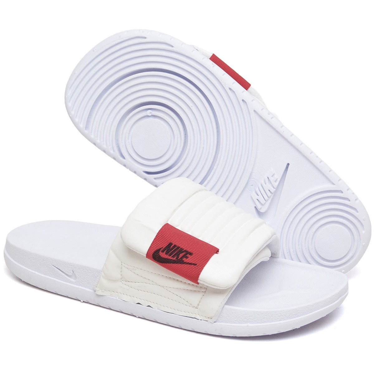 Chinelo NK Velcro Branco