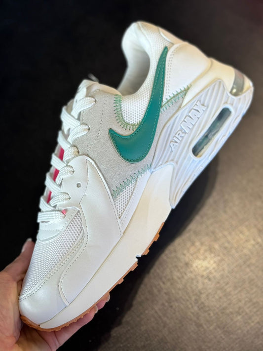 Tênis Nk Air Max Excell Branco / Verde