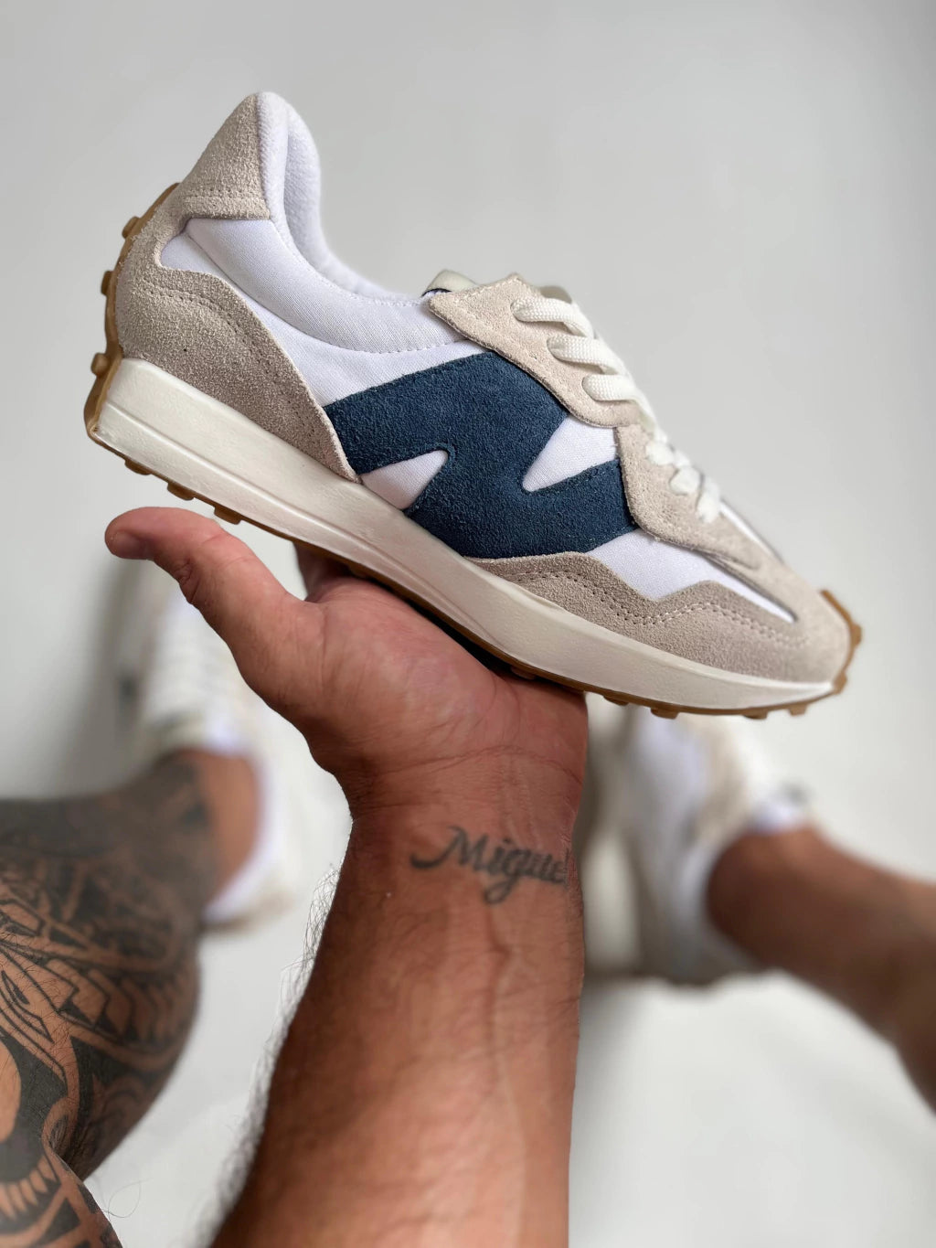 NB 327 Cinza com Azul