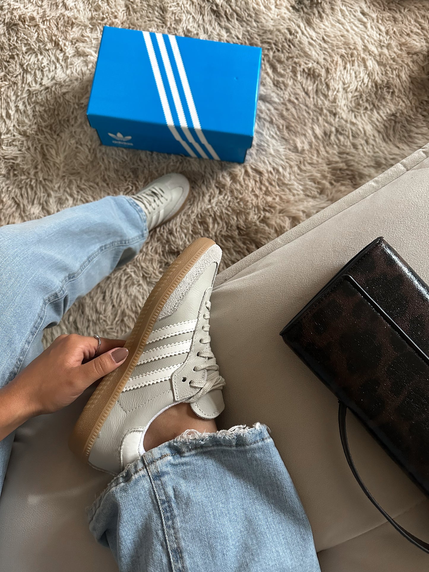 Tênis Samba Aluminium White OG IE7013 - Creme