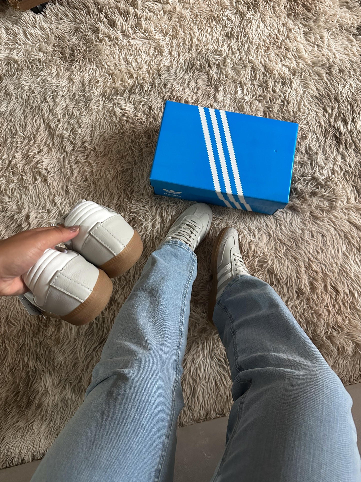 Tênis Samba Aluminium White OG IE7013 - Creme