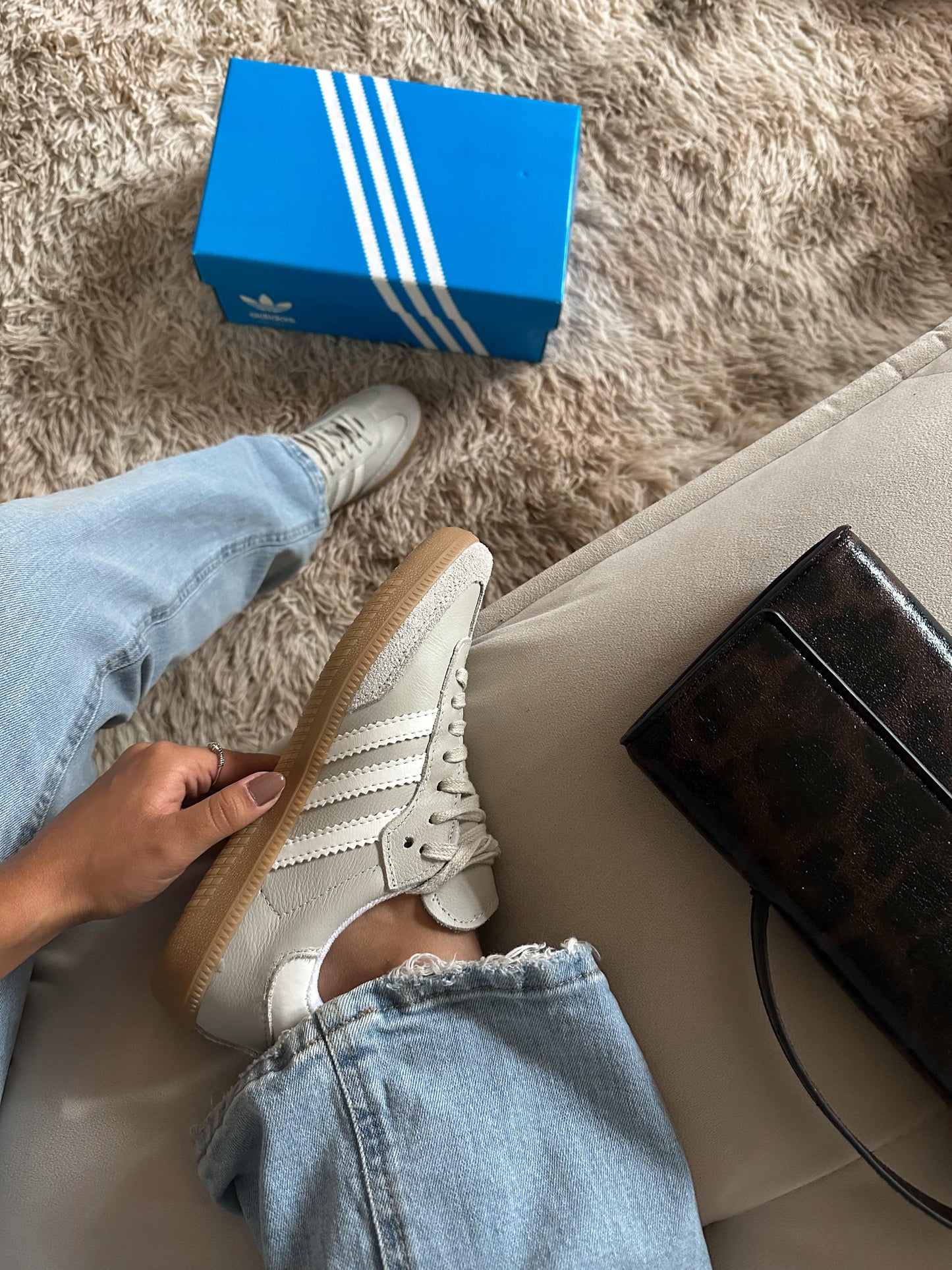 Tênis Samba Aluminium White OG IE7013 - Creme