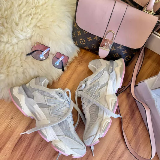 Tênis NB 9060 Branco e Rosa