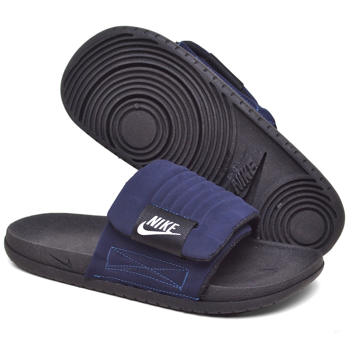 Chinelo NK Velcro Marinho