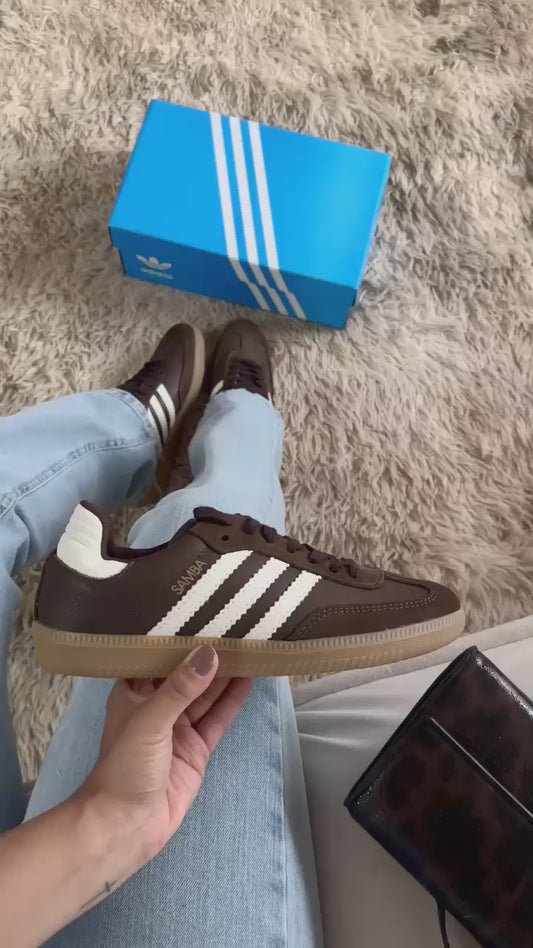 Tênis Samba OG JR0891 - Marrom